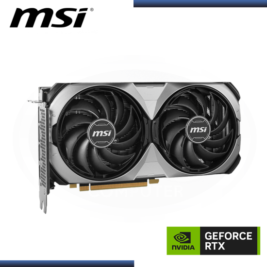 MSI GEFORCE RTX 4070 SUPER 12GB GDDR6X 192BITS VENTUS 2X WHITE OC (PN:912-V513-831) - 249